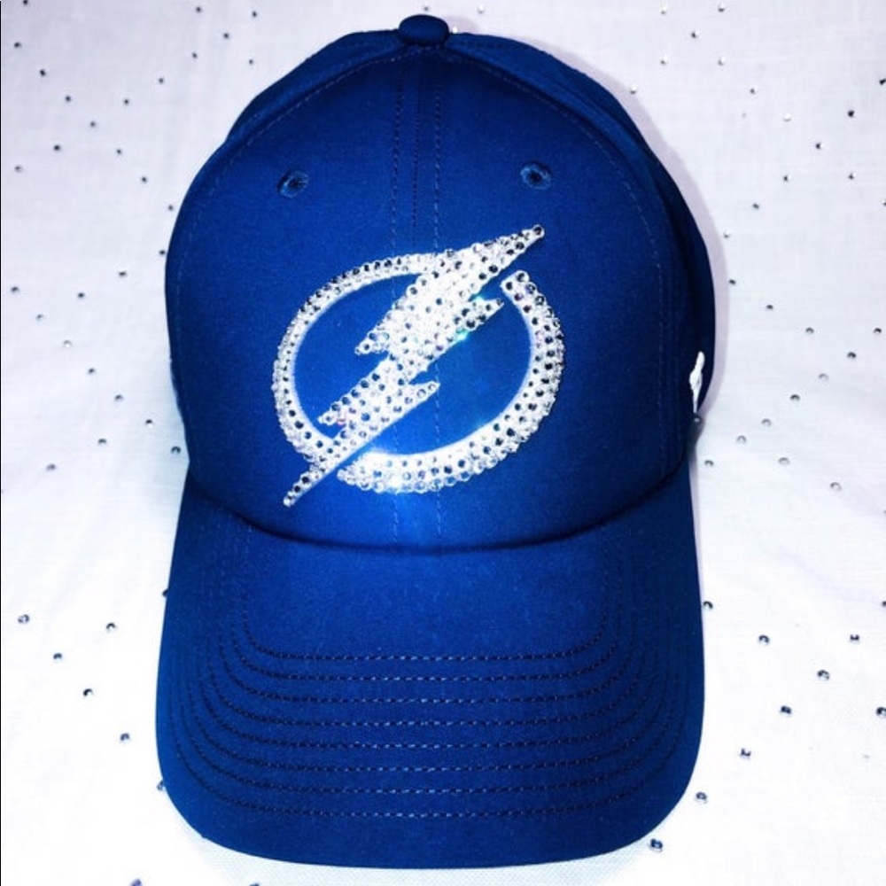 New Bling Tampa Bay Lightning Swarovski Hat